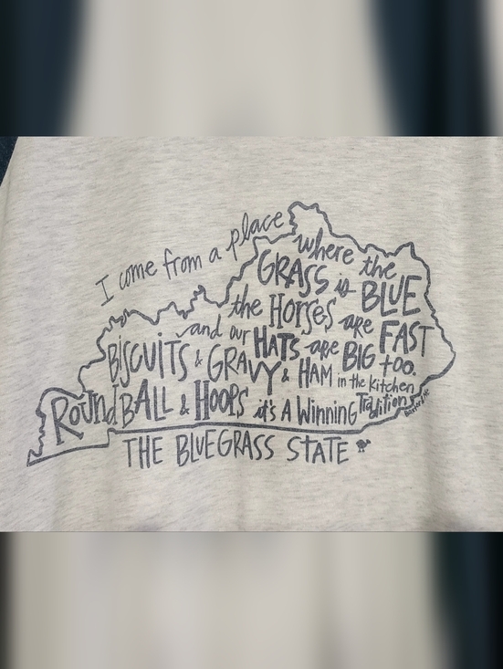 Next Level Apparel Kentucky Raglan Tee - Picture 2 of 4